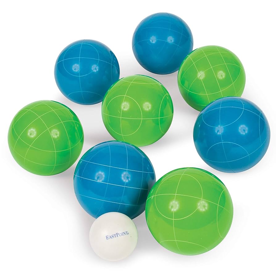 Amazon.co.jp: EastPointスポーツ90 mm樹脂Bocce Set with